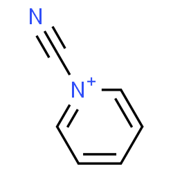 ChemSpider 2D Image | 1-Cyanopyridinium | C6H5N2