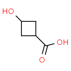 ChemSpider 2D Image | 3-Hydroxycyclobutanecarboxylic acid | C5H8O3