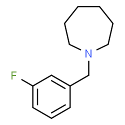 ChemSpider 2D Image | 1-(3-Fluorobenzyl)azepane | C13H18FN