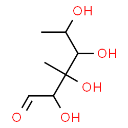 ChemSpider 2D Image | 6-Deoxy-3-C-methylhexose | C7H14O5