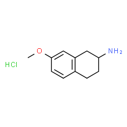 ChemSpider 2D Image | 2-Amino-7-methoxytetralin HCl | C11H16ClNO