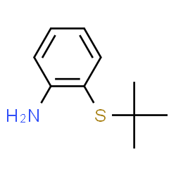 ChemSpider 2D Image | 2-(tert-Butylthio)aniline | C10H15NS