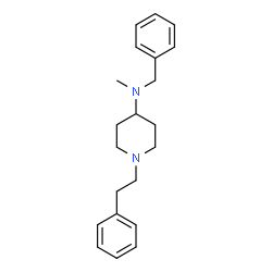 ChemSpider 2D Image | N-Benzyl-N-methyl-1-(2-phenylethyl)-4-piperidinamine | C21H28N2