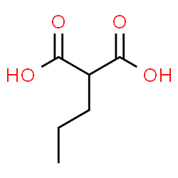 ChemSpider 2D Image | Propylmalonic acid | C6H10O4