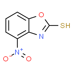 ChemSpider 2D Image | 4-Nitro-1,3-benzoxazole-2(3H)-thione | C7H4N2O3S