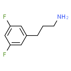 ChemSpider 2D Image | 3-(3,5-Difluorophenyl)-1-propanamine | C9H11F2N