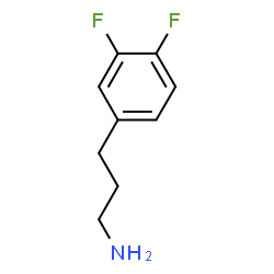 ChemSpider 2D Image | 3-(3,4-Difluorophenyl)-1-propanamine | C9H11F2N
