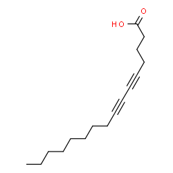 ChemSpider 2D Image | 5,7-Hexadecadiynoic acid | C16H24O2