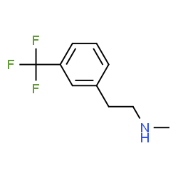 ChemSpider 2D Image | N-Methyl-2-[3-(trifluoromethyl)phenyl]ethanamine | C10H12F3N