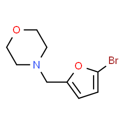 ChemSpider 2D Image | 4-[(5-Bromo-2-furyl)methyl]morpholine | C9H12BrNO2