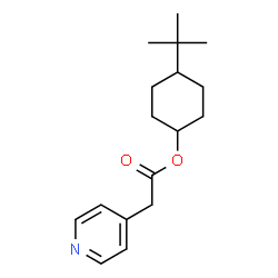 ChemSpider 2D Image | 4-tert-Butylcyclohexyl pyridin-4-ylacetate | C17H25NO2
