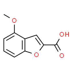 ChemSpider 2D Image | 4-Methoxy-1-benzofuran-2-carboxylic acid | C10H8O4