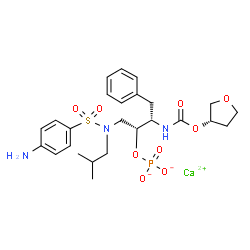 ChemSpider 2D Image | Fosamprenavir calcium | C25H34CaN3O9PS