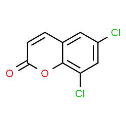 ChemSpider 2D Image | 6,8-Dichloro-2H-chromen-2-one | C9H4Cl2O2