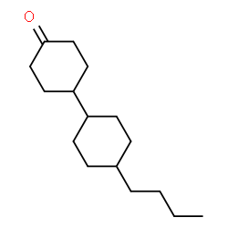 ChemSpider 2D Image | 4'-Butyl-1,1'-bi(cyclohexyl)-4-one | C16H28O