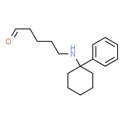 ChemSpider 2D Image | 5-((1-Phenylcyclohexyl)amino)pentanal | C17H25NO