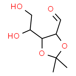 ChemSpider 2D Image | 2,3-O-Isopropylidenepentose | C8H14O5