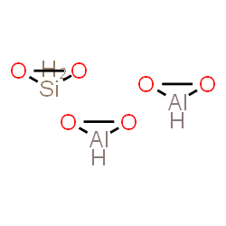 ChemSpider 2D Image | dioxalumirane;dioxasilirane | H2Al2O6Si