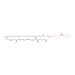 ChemSpider 2D Image | (23R,29S)-26,29,32,32-Tetrahydroxy-3-methyl-26,32-dioxido-20-oxo-21,25,27,31-tetraoxa-26lambda~5~,32lambda~5~-diphosphadotriacontan-23-yl (5R,6R,7Z,9Z,11E,13E,15S,17Z)-5,6,15-trihydroxy-7,9,11,13,17-i
cosapentaenoate | C47H84O16P2