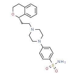 ChemSpider 2D Image | Sonepiprazole | C21H27N3O3S