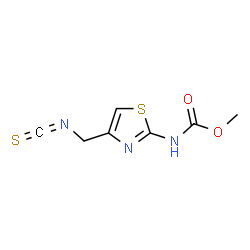 ChemSpider 2D Image | Methyl [4-(isothiocyanatomethyl)-1,3-thiazol-2-yl]carbamate | C7H7N3O2S2