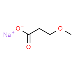 ChemSpider 2D Image | Sodium 3-methoxypropanoate | C4H7NaO3