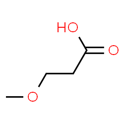 ChemSpider 2D Image | 3-Methoxypropanoic acid | C4H8O3