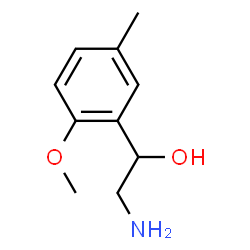 ChemSpider 2D Image | 2-Amino-1-(2-methoxy-5-methylphenyl)ethanol | C10H15NO2