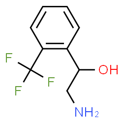 ChemSpider 2D Image | 2-Amino-1-[2-(trifluoromethyl)phenyl]ethanol | C9H10F3NO