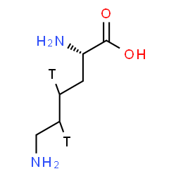 ChemSpider 2D Image | L-(4,5-~3~H_2_)Lysine | C6H12T2N2O2