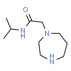 ChemSpider 2D Image | 2-(1,4-Diazepan-1-yl)-N-isopropylacetamide | C10H21N3O