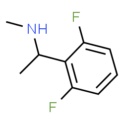 ChemSpider 2D Image | 1-(2,6-Difluorophenyl)-N-methylethanamine | C9H11F2N