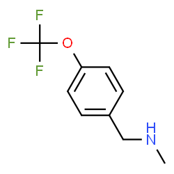 ChemSpider 2D Image | N-methyl-N-[4-(trifluoromethoxy)benzyl]amine | C9H10F3NO