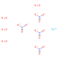ChemSpider 2D Image | Thorium(4+) nitrate hydrate (1:4:4) | H8N4O16Th