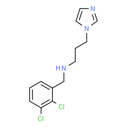 ChemSpider 2D Image | N-(2,3-Dichlorobenzyl)-3-(1H-imidazol-1-yl)-1-propanamine | C13H15Cl2N3