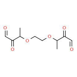 ChemSpider 2D Image | 3,3'-[1,2-Ethanediylbis(oxy)]bis(2-oxobutanal) | C10H14O6