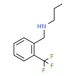 ChemSpider 2D Image | N-[2-(Trifluoromethyl)benzyl]-1-propanamine | C11H14F3N