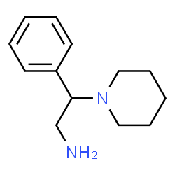 ChemSpider 2D Image | 2-Phenyl-2-(1-piperidinyl)ethanamine | C13H20N2