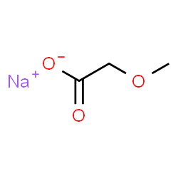 ChemSpider 2D Image | Sodium methoxyacetate | C3H5NaO3