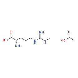 ChemSpider 2D Image | Tilarginine acetate | C9H20N4O4