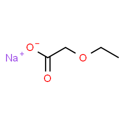 ChemSpider 2D Image | Sodium ethoxyacetate | C4H7NaO3