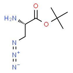 ChemSpider 2D Image | 2-Methyl-2-propanyl 3-azido-L-alaninate | C7H14N4O2