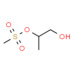 ChemSpider 2D Image | 1-Hydroxy-2-propanyl methanesulfonate | C4H10O4S