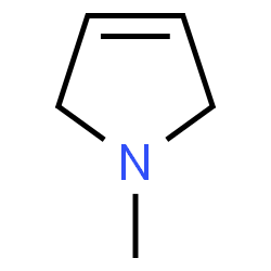 ChemSpider 2D Image | 2,5-Dihydro-1-methylpyrrole | C5H9N