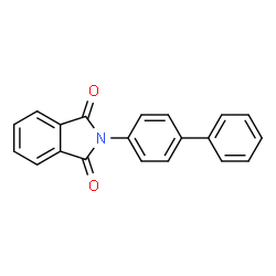 ChemSpider 2D Image | 2-(4-Biphenylyl)-1H-isoindole-1,3(2H)-dione | C20H13NO2