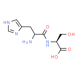 ChemSpider 2D Image | Histidyl-L-serine | C9H14N4O4