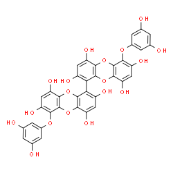 ChemSpider 2D Image | 6,6'-Bieckol | C36H22O18
