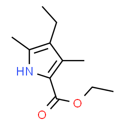 ChemSpider 2D Image | Ethyl 3,5-Dimethyl-4-Ethyl-2-Pyrrolecarboxylate | C11H17NO2