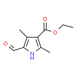 ChemSpider 2D Image | Ethyl 5-formyl-2,4-dimethyl-1H-pyrrole-3-carboxylate | C10H13NO3