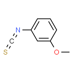 ChemSpider 2D Image | 3-Methoxyphenyl isothiocyanate | C8H7NOS